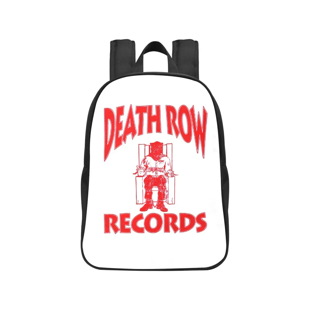 Death Row Records Red Logo Canvas Backpack