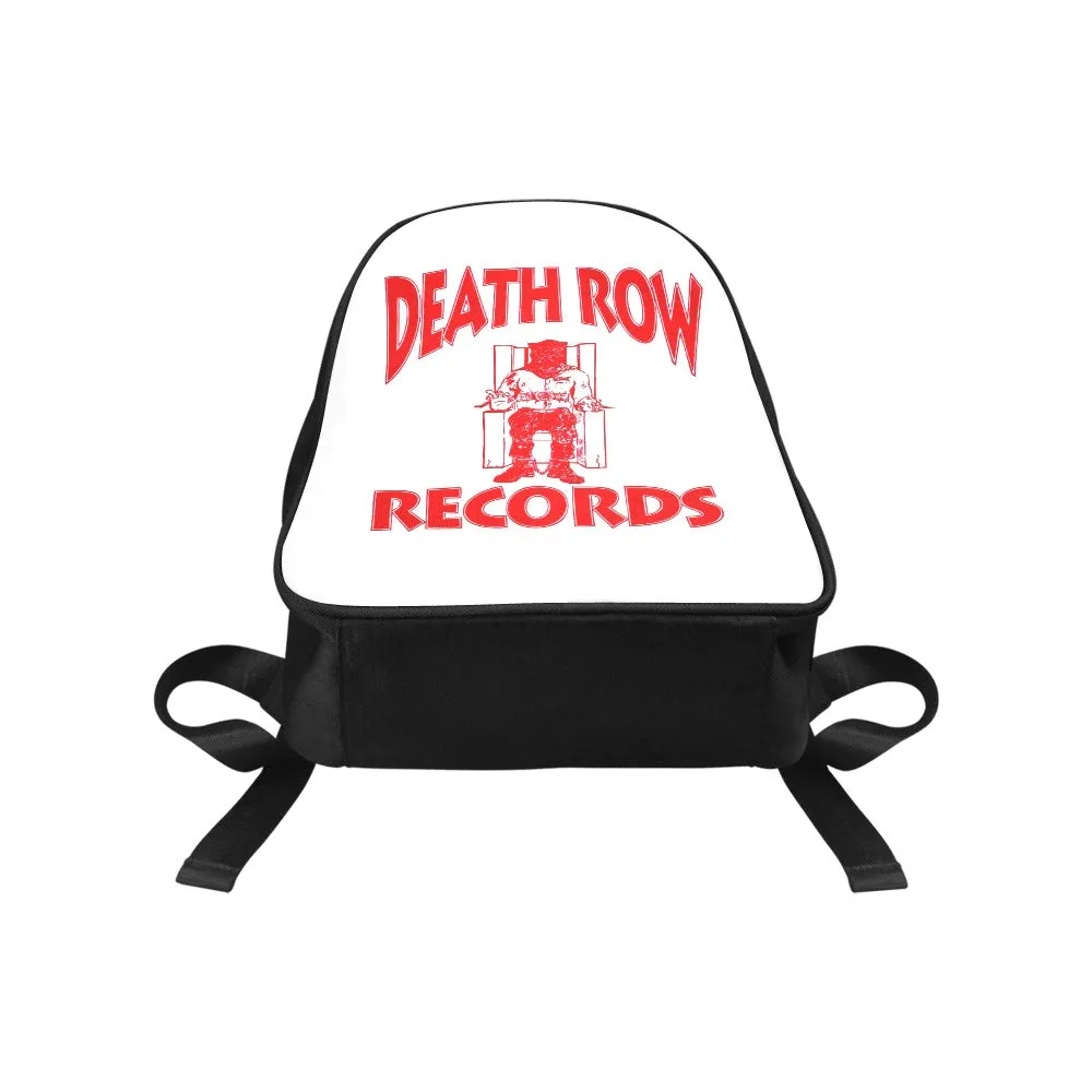 Death Row Records Red Logo Canvas Backpack