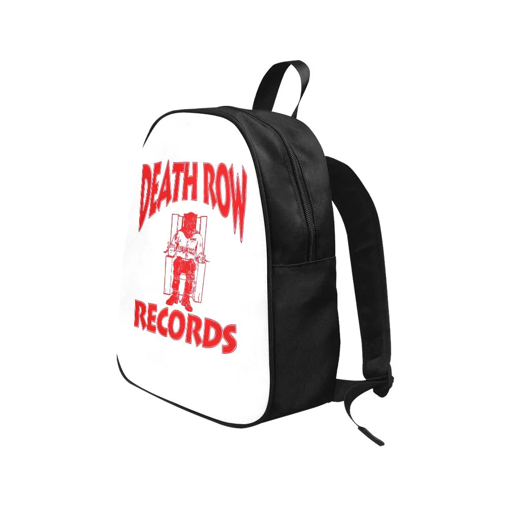 Death Row Records Red Logo Canvas Backpack