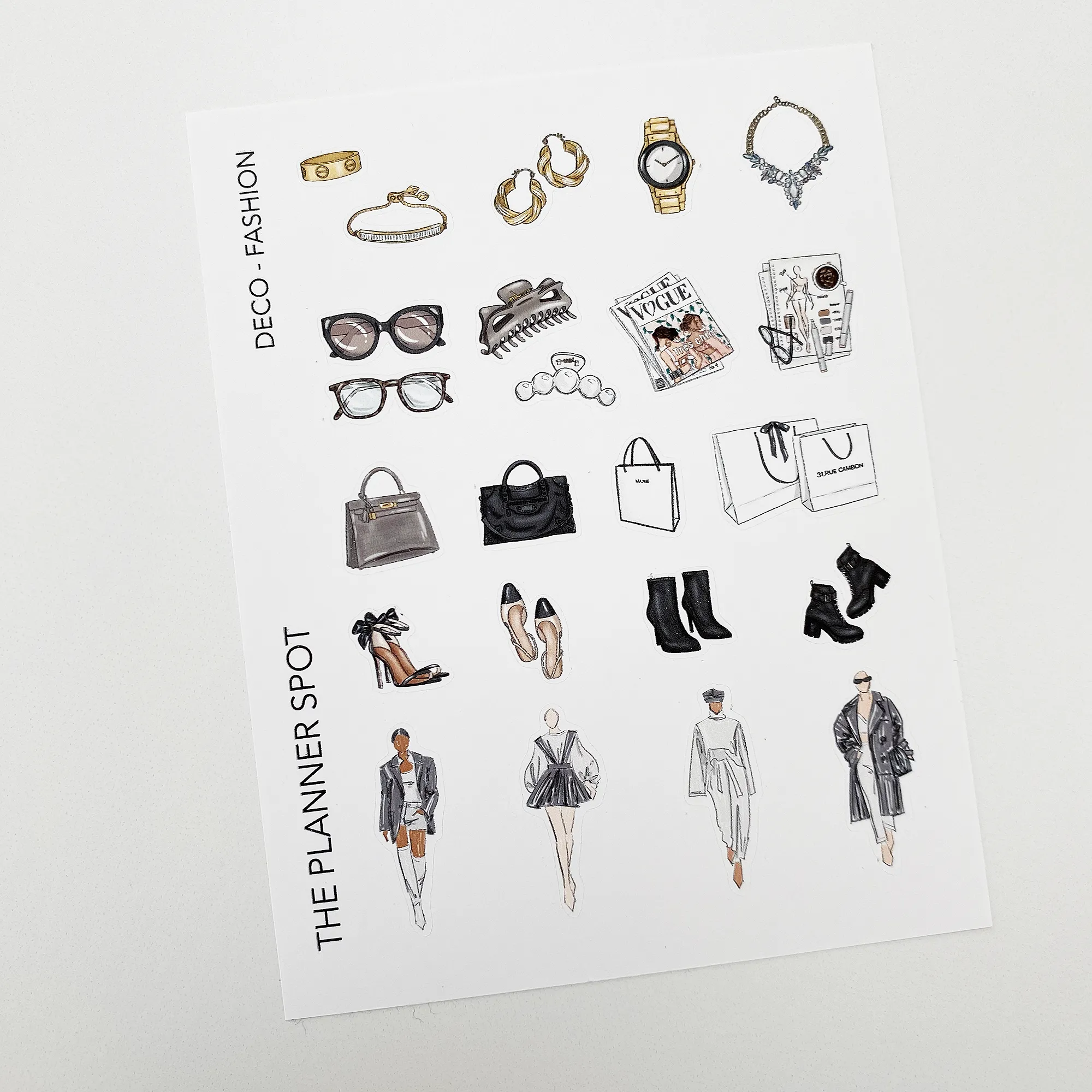 Decorative Planner Stickers - Fashion