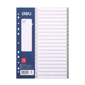 Deli PP Index Divider E38157 (A to Z)