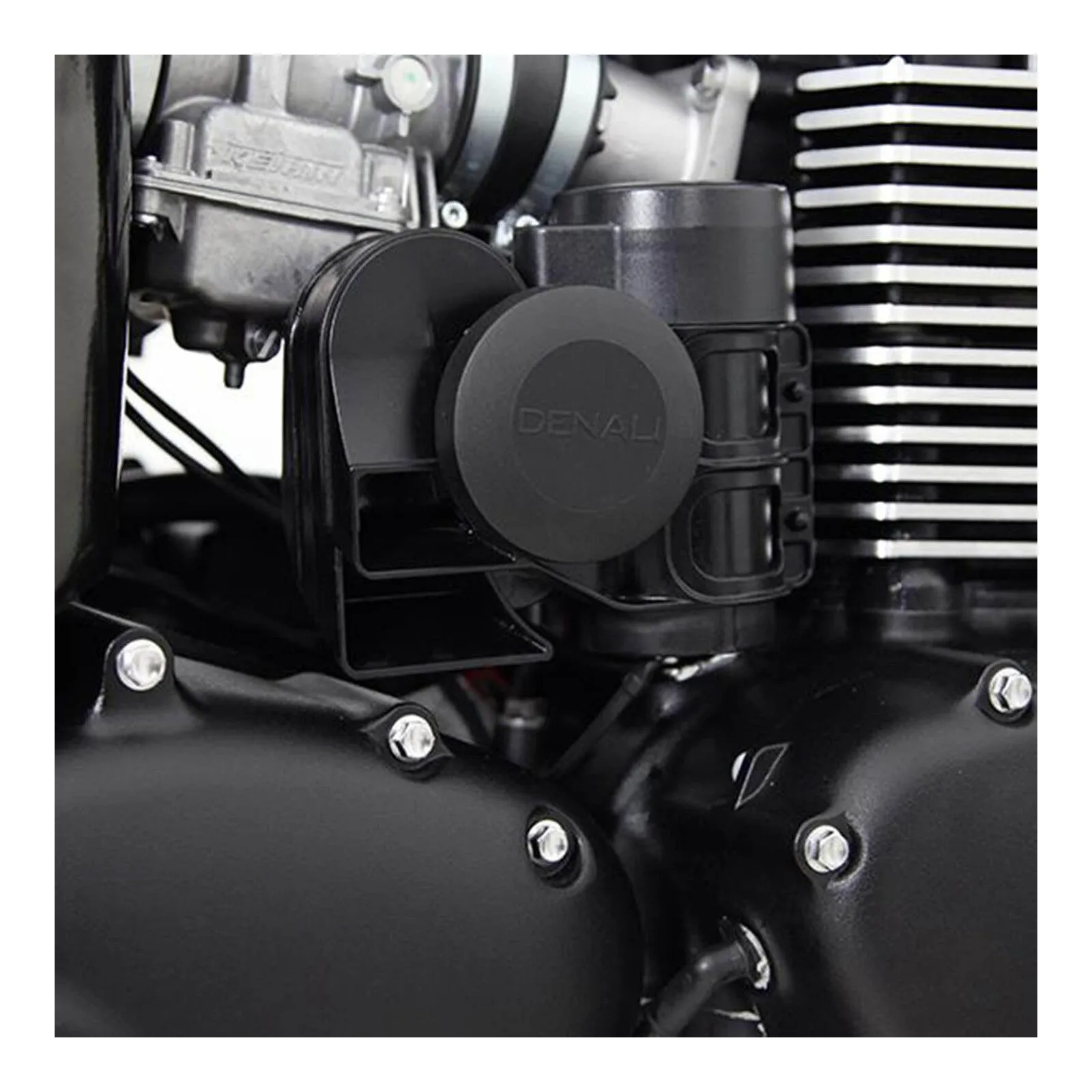 Denali Soundbomb Compact Horn Mount Bracket Triumph Bonneville / Thruxton