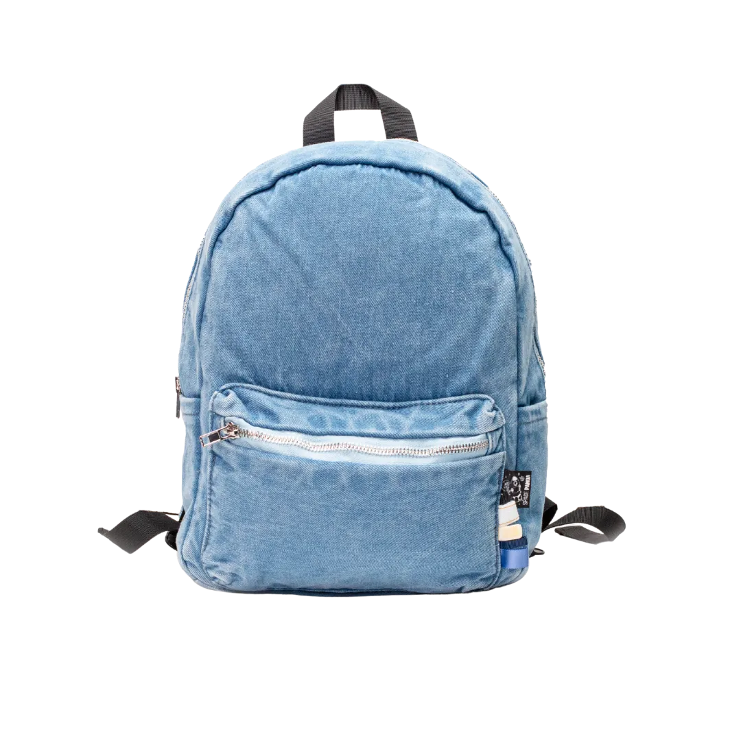 Denim Big Backpack