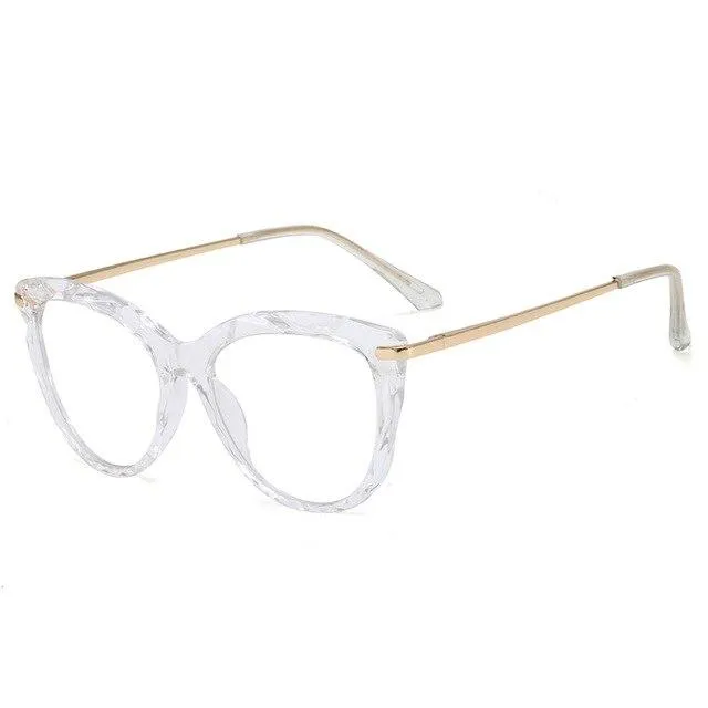 Designer Transparent Cat Eye Glasses 2021