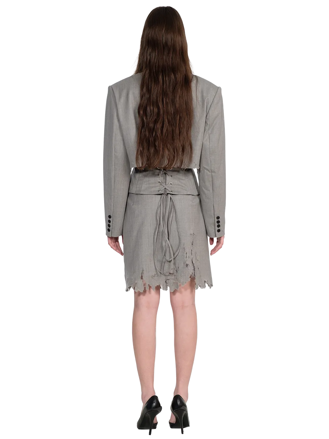 Destroyed Office Skirt