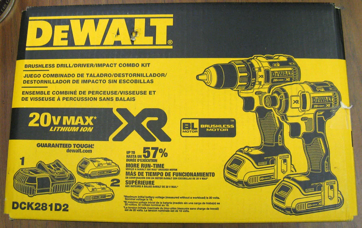 Dewalt 20 Volt Cordless Combo Kit