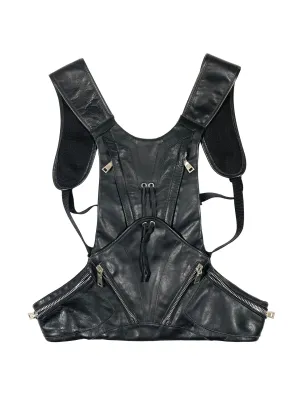 Dirk Bikkembergs multi pockets backpack vest