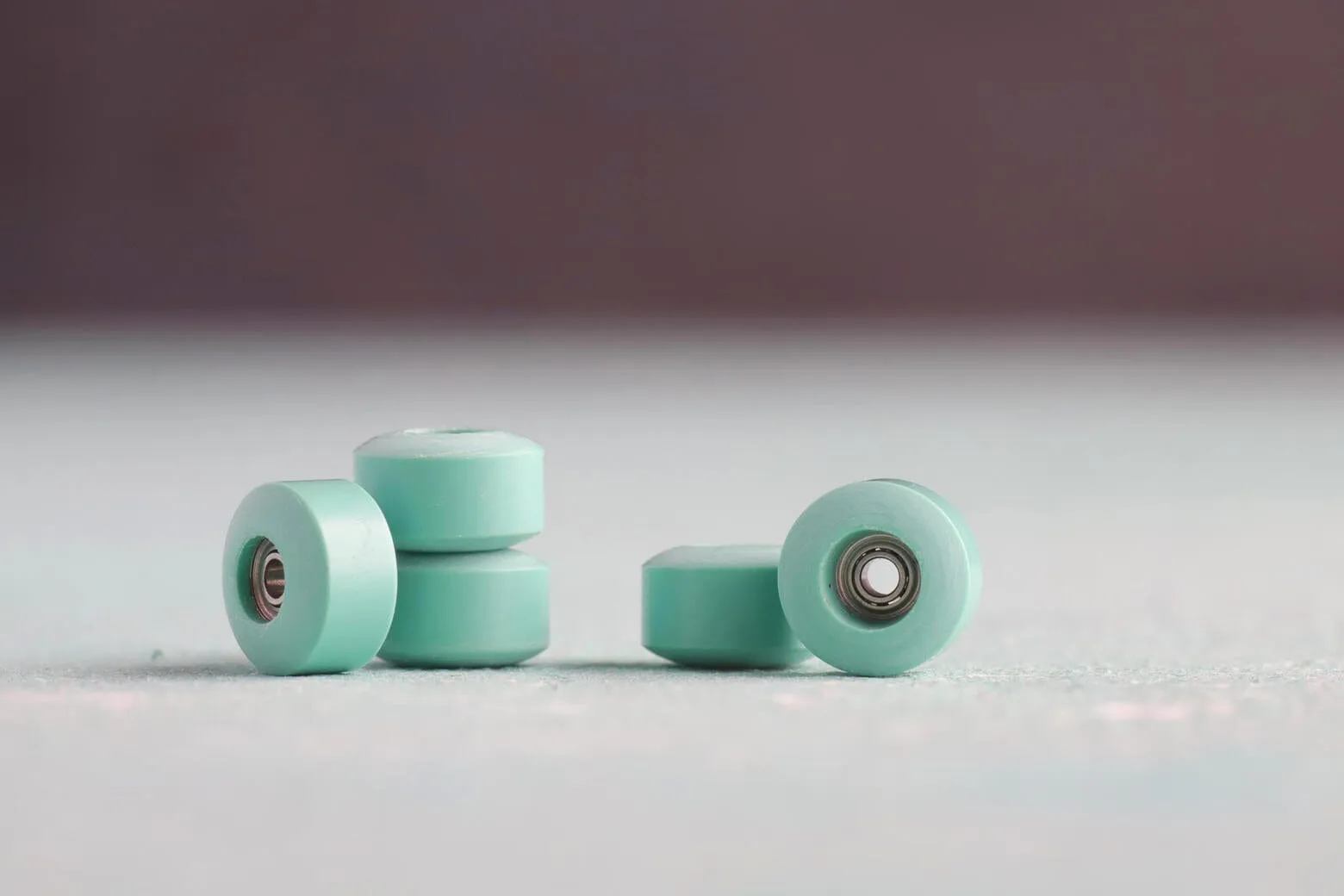 Dirty FB illPills - Palm Green Urethane Fingerboard Wheels (70D Street Shape)