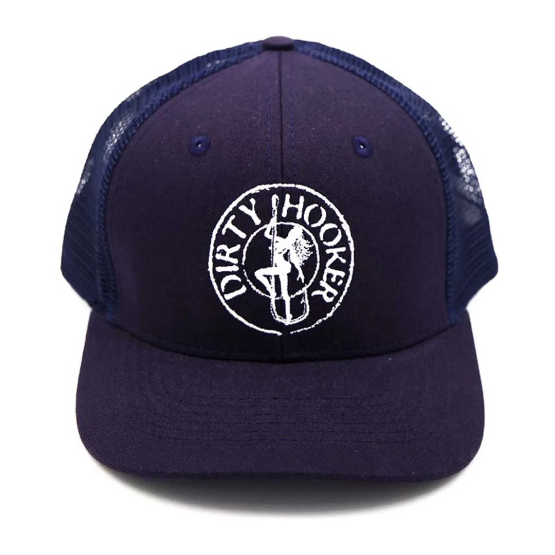 Dirty Hooker Premium Trucker Hat Navy