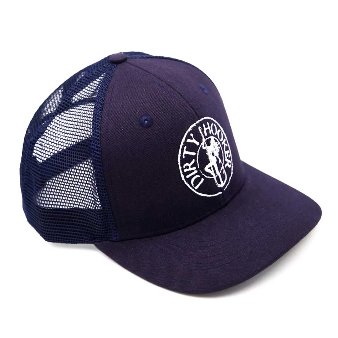 Dirty Hooker Premium Trucker Hat Navy
