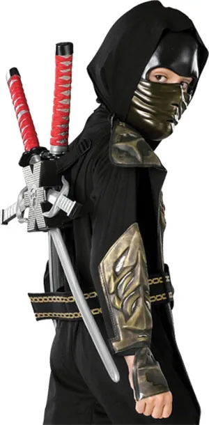 Dragon Ninja Weapon Backpack Adult Unisex Costume Accessories