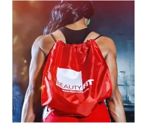Drawstring Backpack BeautyFit® Red