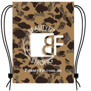 Drawstring Backpack Camouflage BeautyFit® Strong