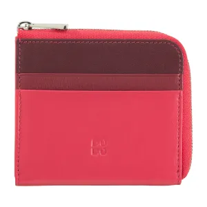 DUDU Men's Leather Wallet with Kear, Compact Small Women's Wallet, External Zip, Coins and Card Cards