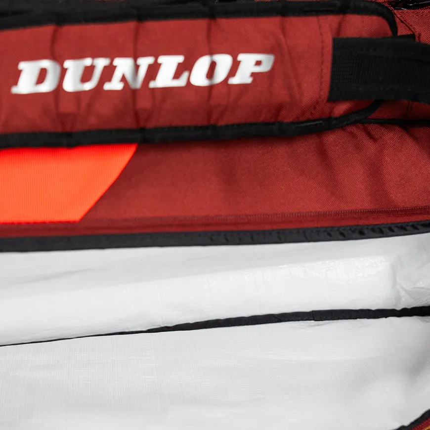 Dunlop CX Performance 12 Pack Racquet Bag (Red/Black)