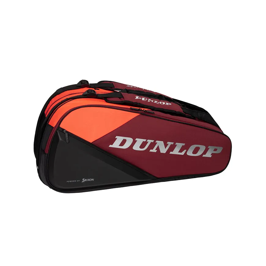 Dunlop CX Performance 12 Pack Racquet Bag (Red/Black)