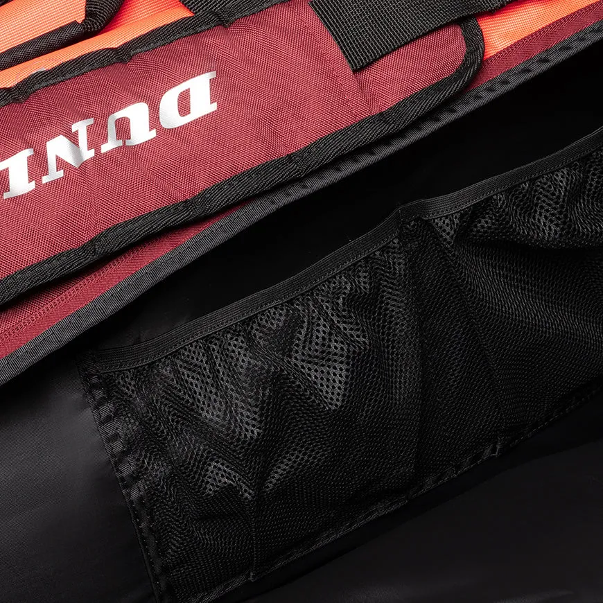 Dunlop CX Performance 12 Pack Racquet Bag (Red/Black)