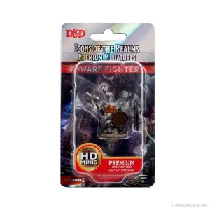 Dwarf Fighter Male D&D Icons of the Realms Premium Figures (W4)
