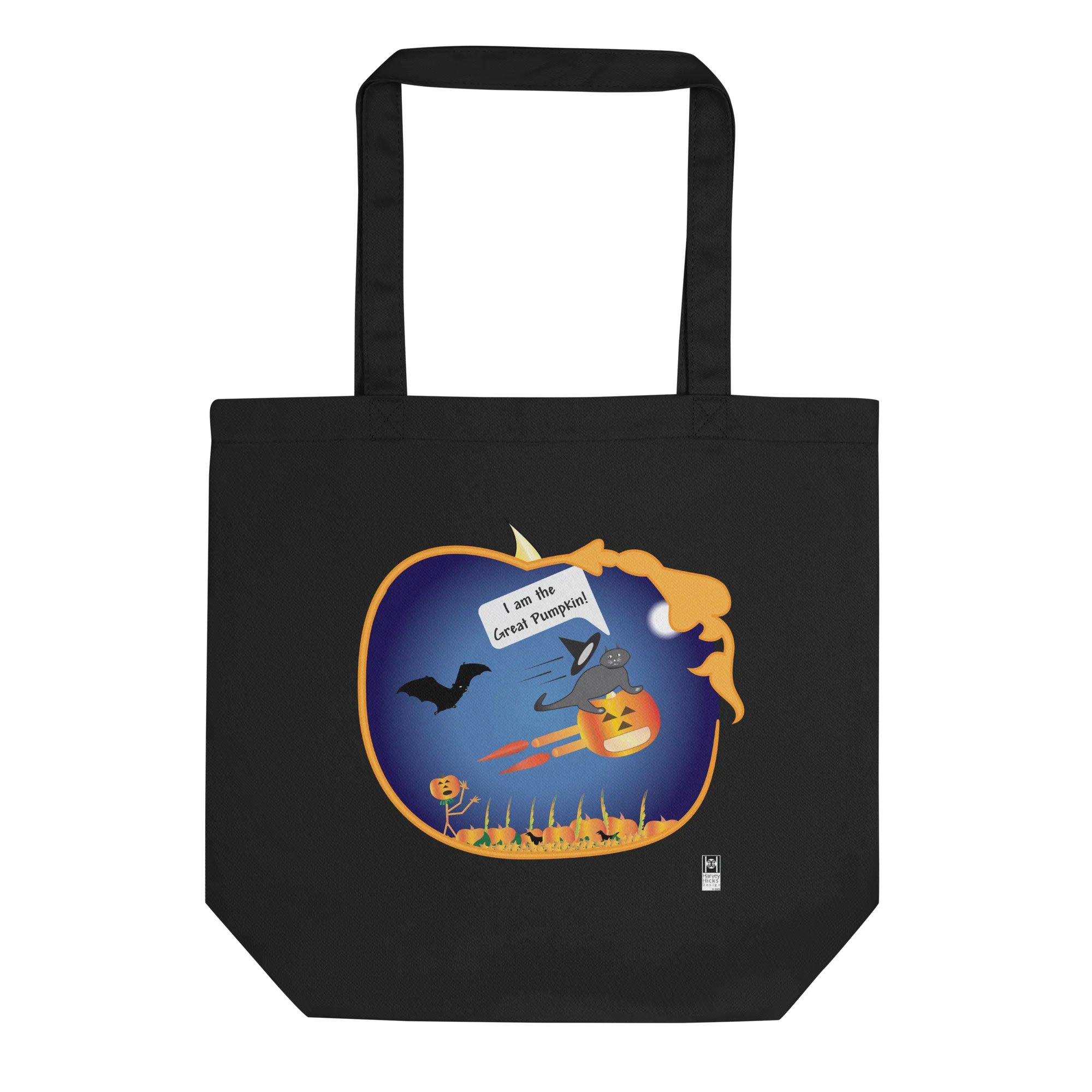 Eco Tote Bag, 100% organic cotton, the Great Pumpkin