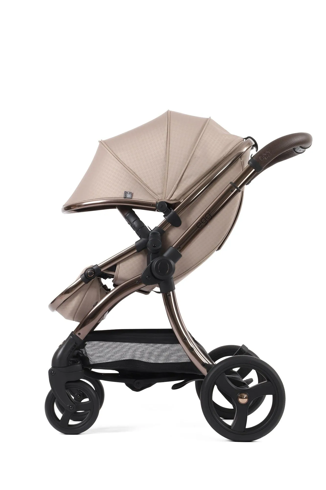 Egg 3 Luxury Pebble 360 PRO 2 Travel System - Houndstooth Almond