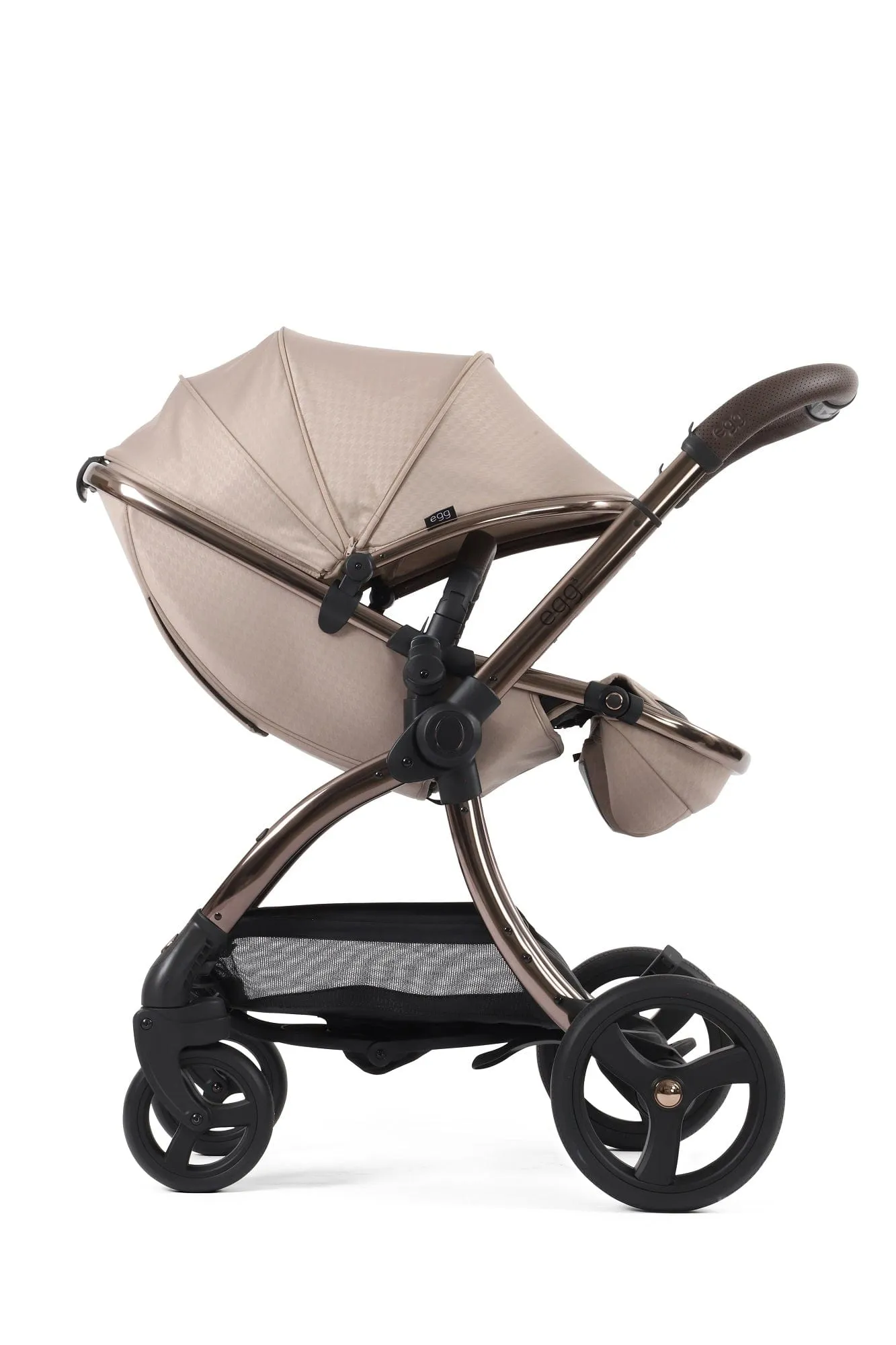 Egg 3 Luxury Pebble 360 PRO 2 Travel System - Houndstooth Almond