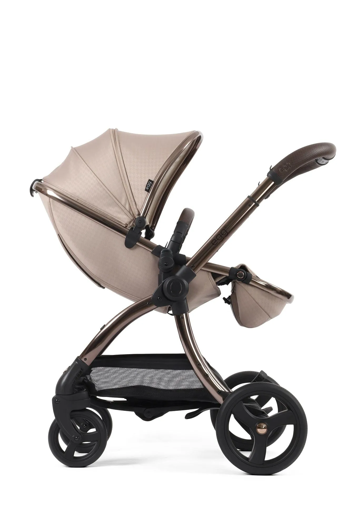 Egg 3 Luxury Pebble 360 PRO 2 Travel System - Houndstooth Almond