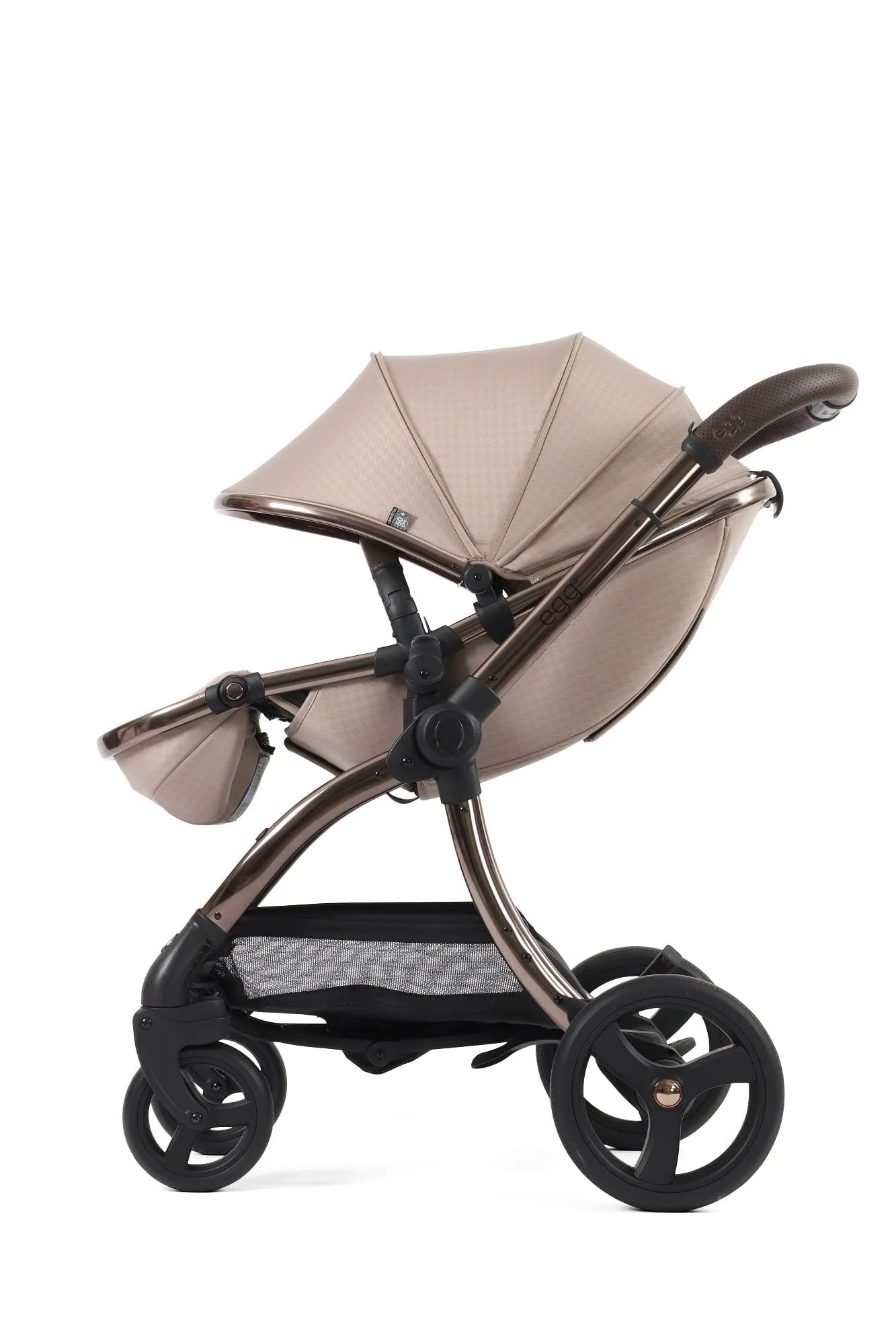 Egg 3 Luxury Pebble 360 PRO 2 Travel System - Houndstooth Almond