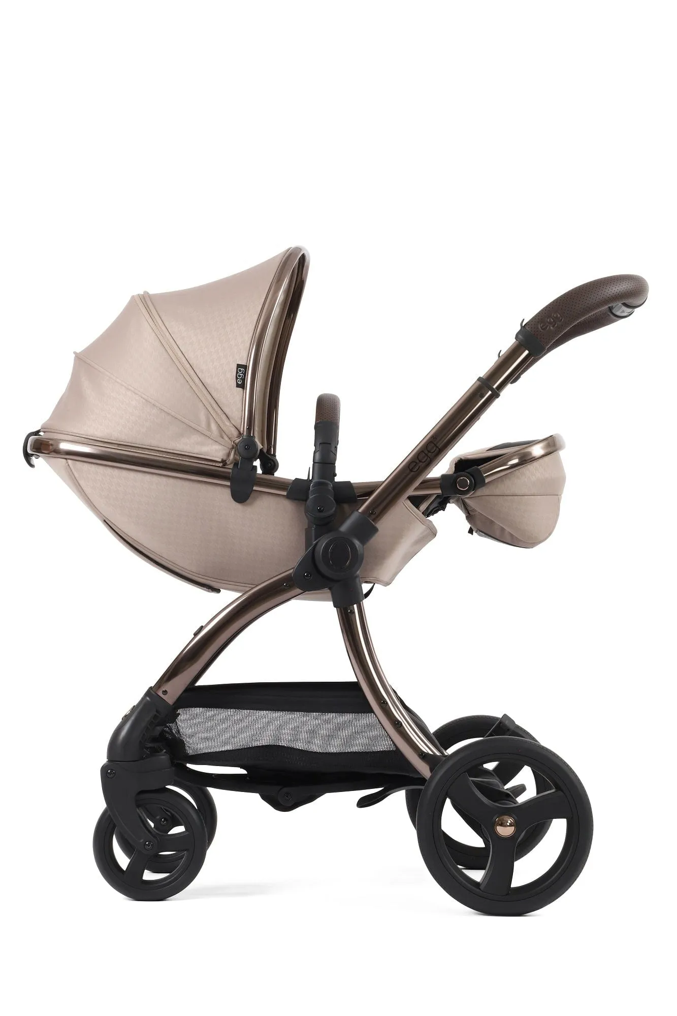 Egg 3 Luxury Pebble 360 PRO 2 Travel System - Houndstooth Almond