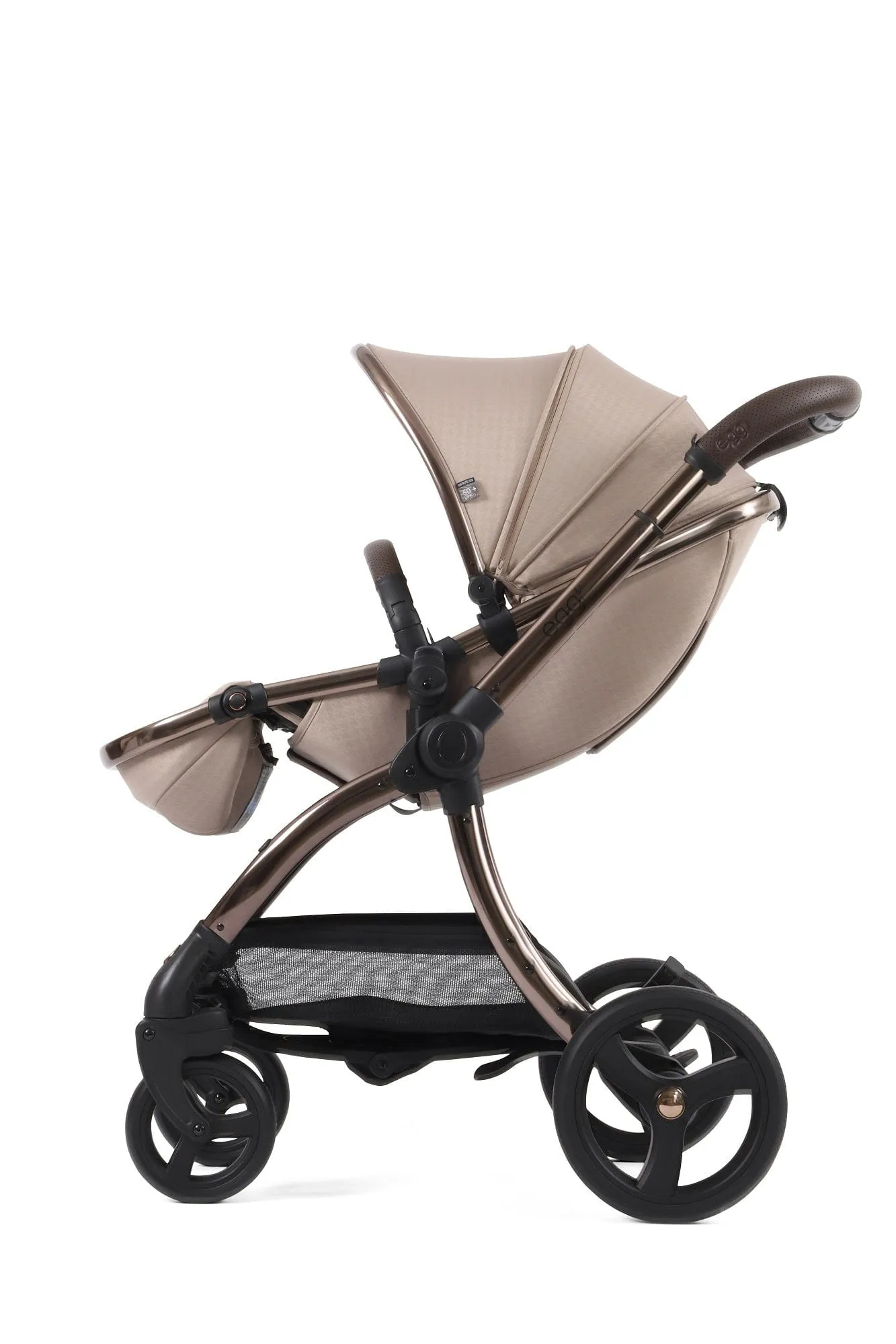 Egg 3 Luxury Pebble 360 PRO 2 Travel System - Houndstooth Almond