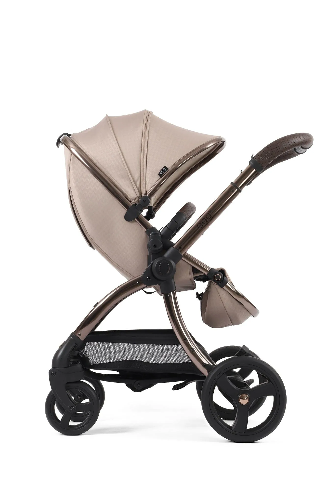 Egg 3 Luxury Pebble 360 PRO 2 Travel System - Houndstooth Almond