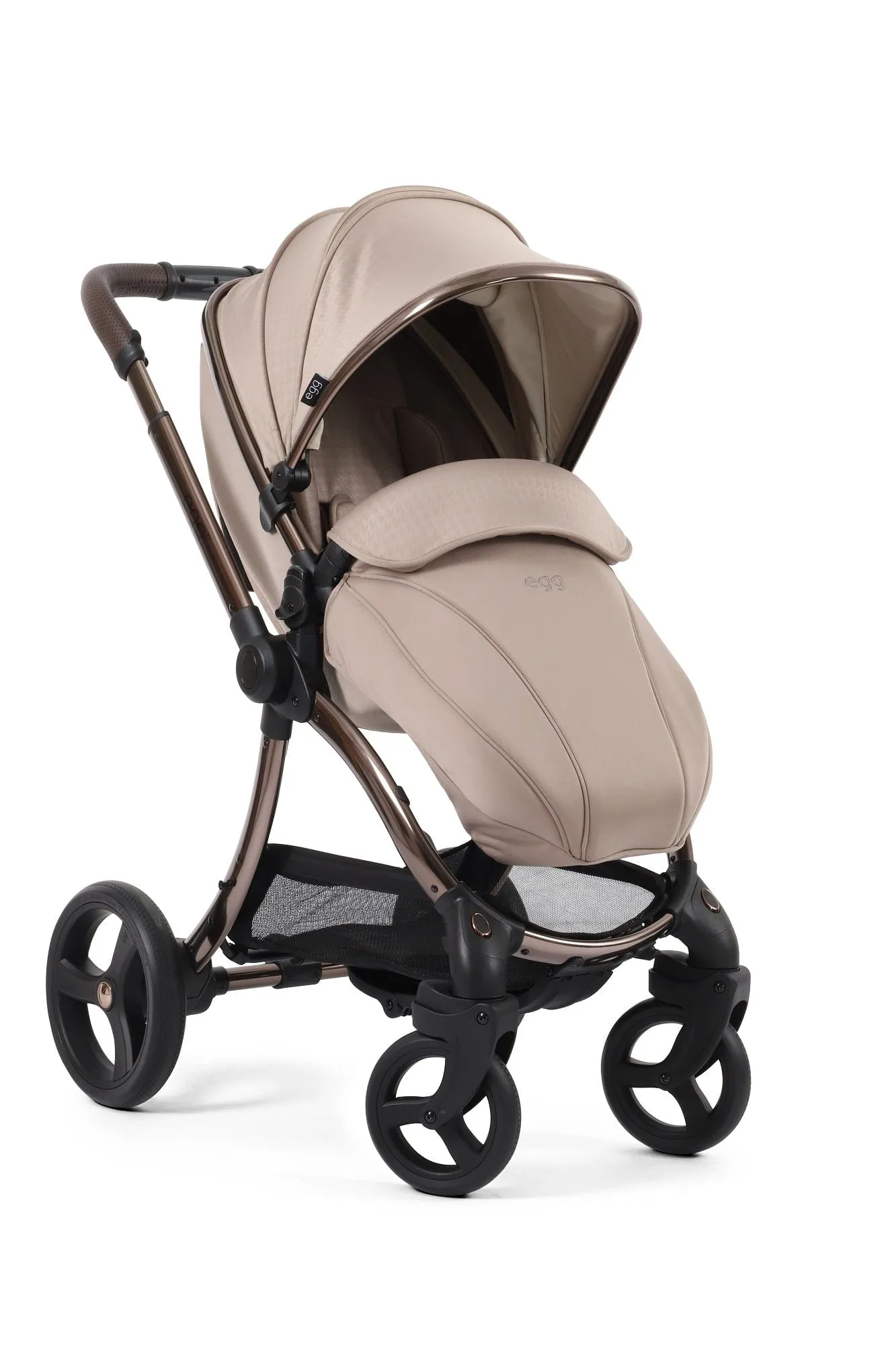 Egg 3 Luxury Pebble 360 PRO 2 Travel System - Houndstooth Almond