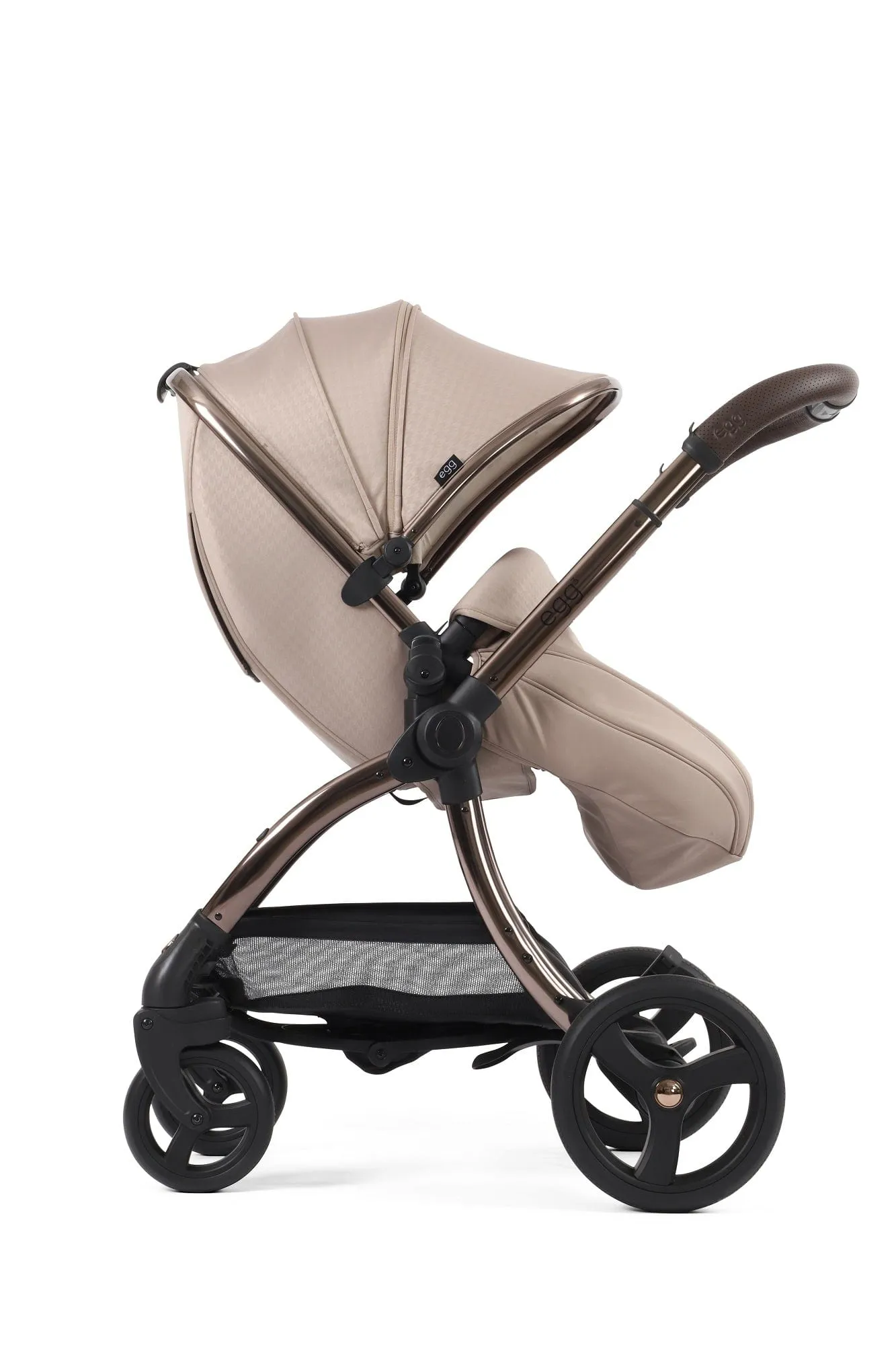 Egg 3 Luxury Pebble 360 PRO 2 Travel System - Houndstooth Almond