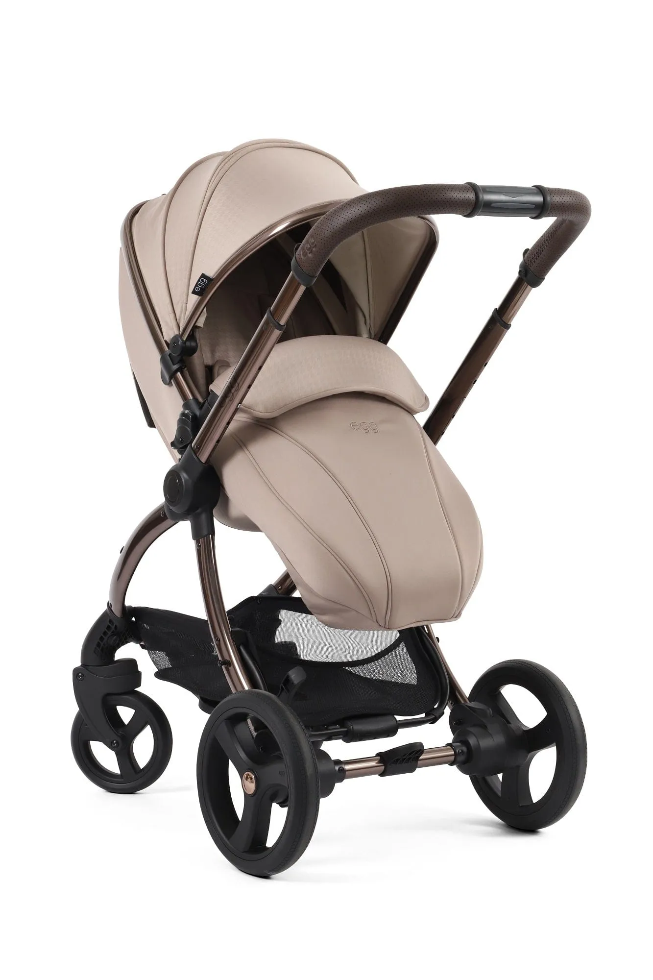 Egg 3 Luxury Pebble 360 PRO 2 Travel System - Houndstooth Almond