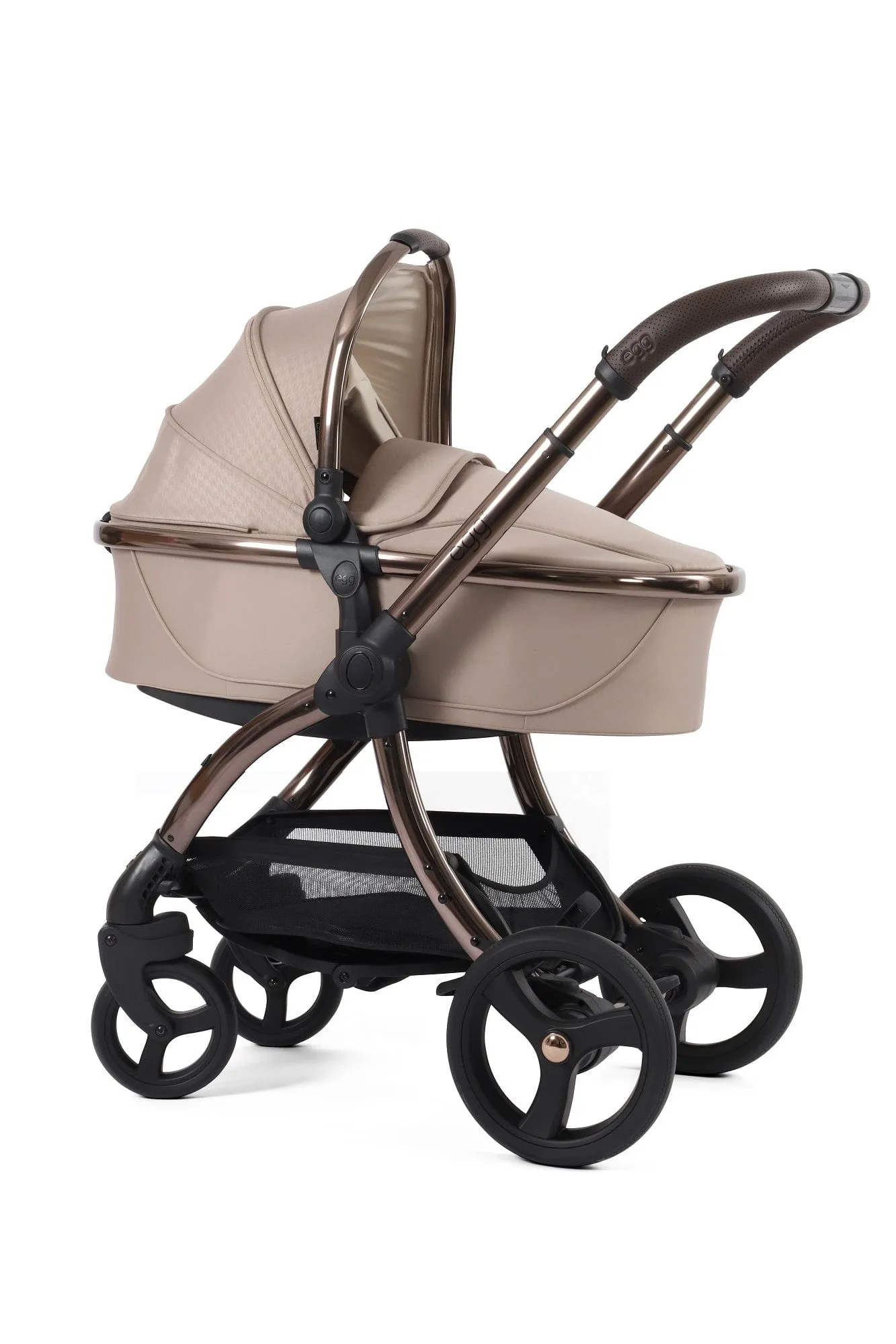 Egg 3 Luxury Pebble 360 PRO 2 Travel System - Houndstooth Almond