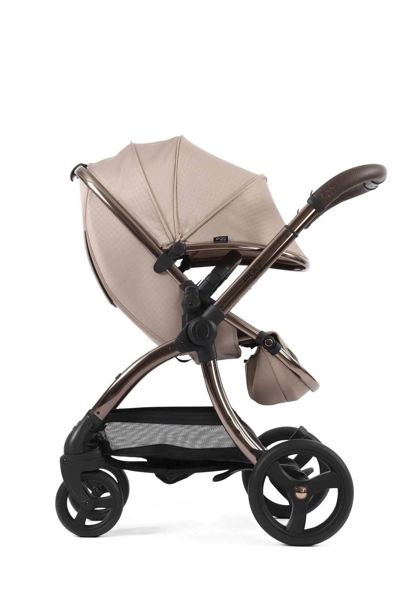 Egg 3 Luxury Pebble 360 PRO 2 Travel System - Houndstooth Almond
