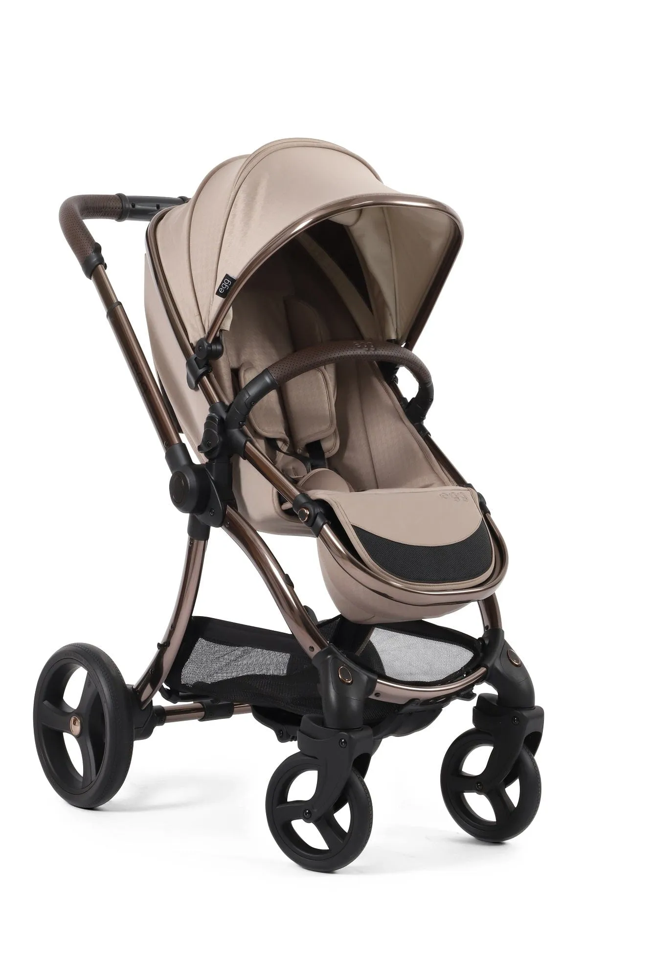 Egg 3 Luxury Pebble 360 PRO 2 Travel System - Houndstooth Almond