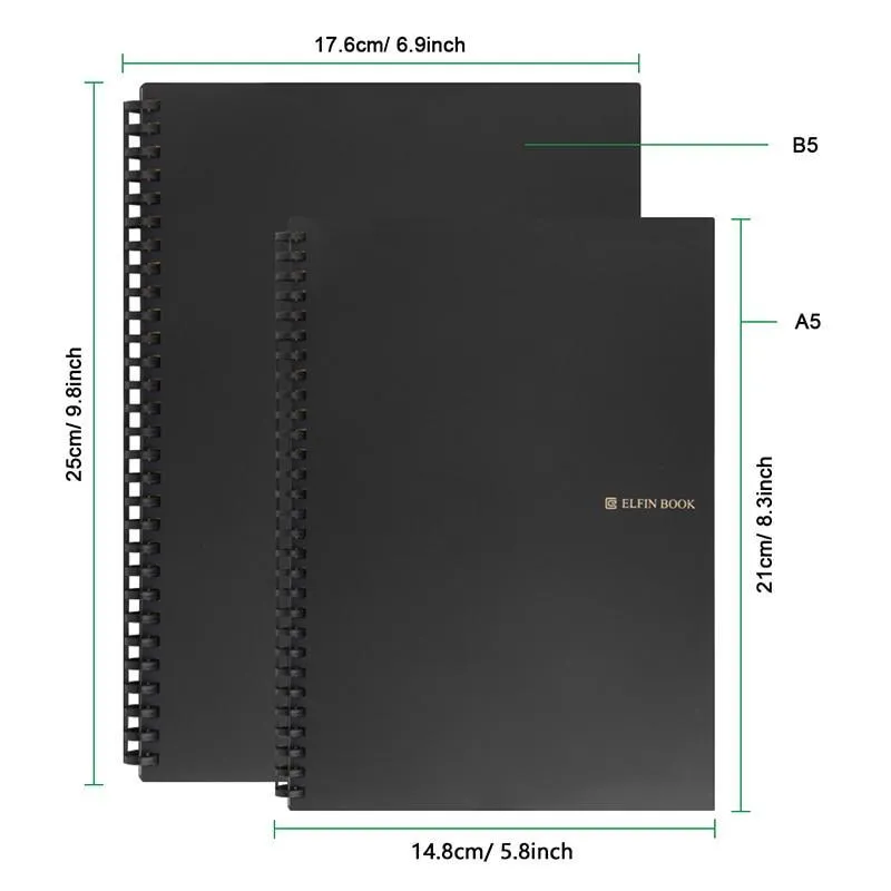 Elfinbook Reusable Notebook 2.0   1x Pilot Pen