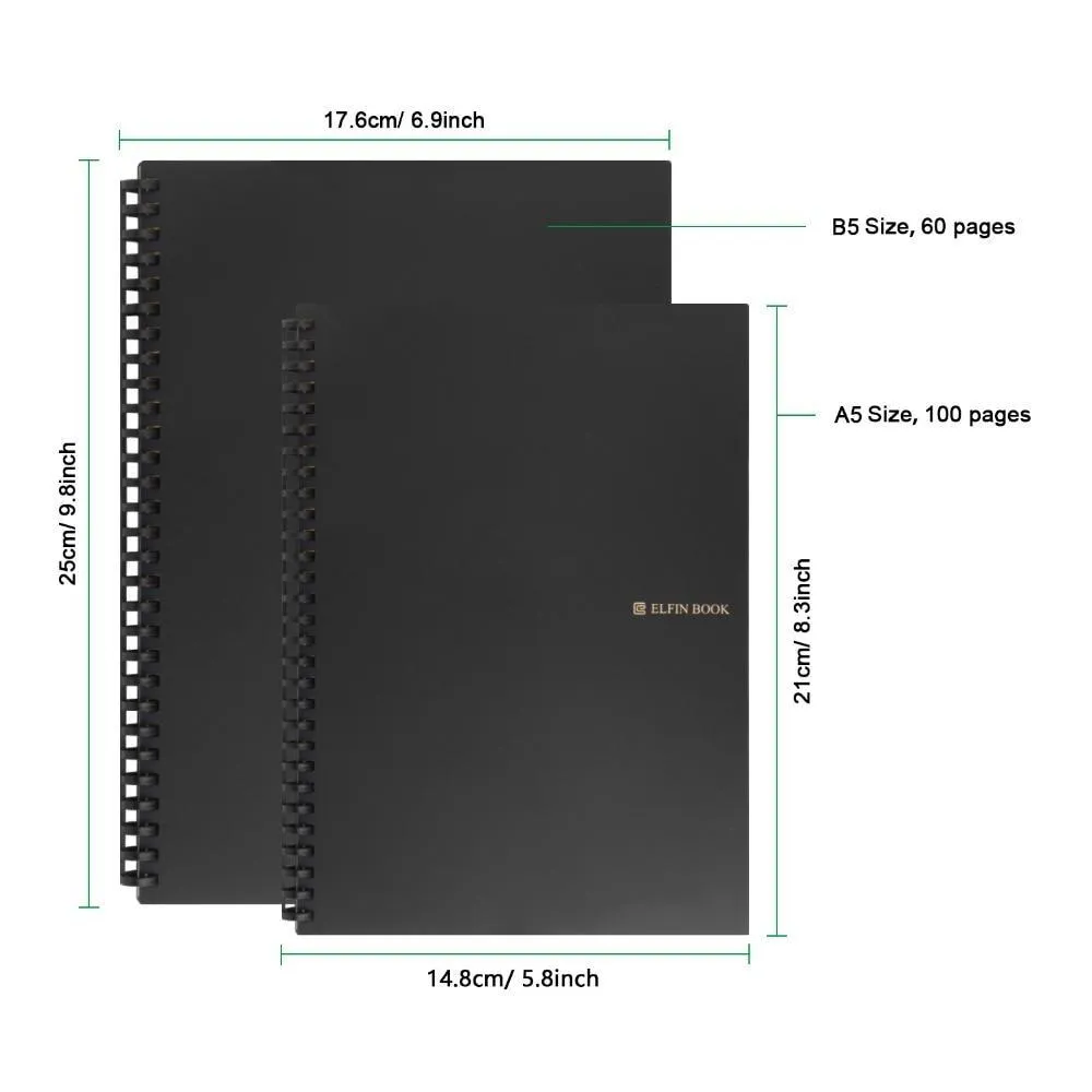 Elfinbook Reusable Notebook 2.0   1x Pilot Pen