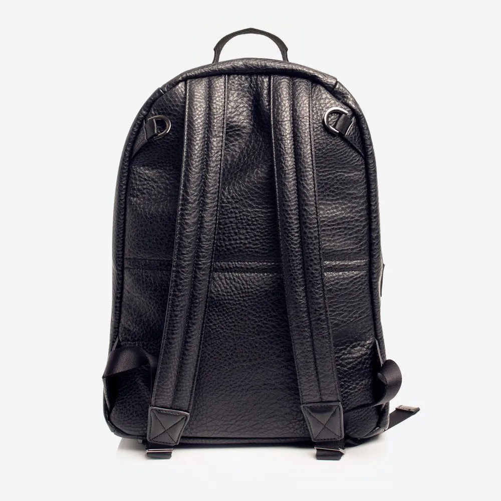 Elwood 2.0 Leather Changing Backpack (Black)