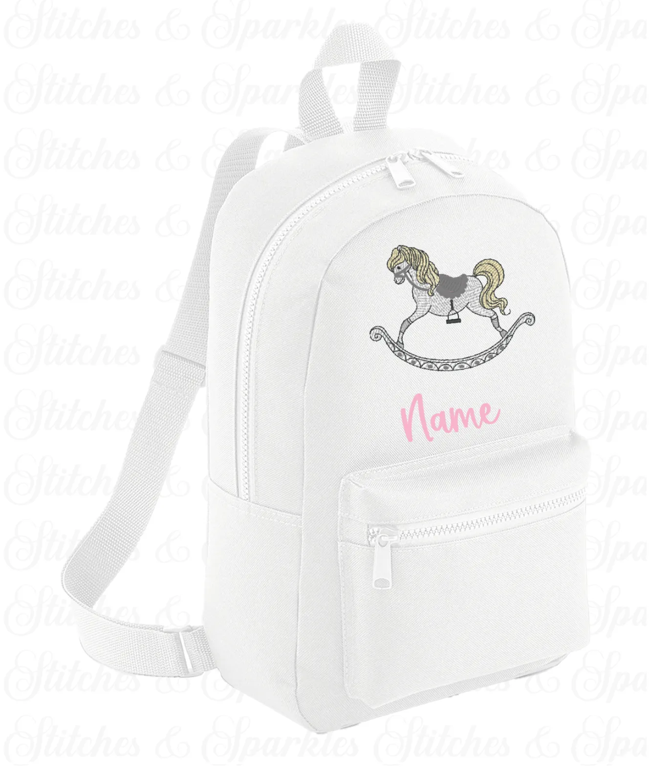 Embroidered Backpack - Toy Horse