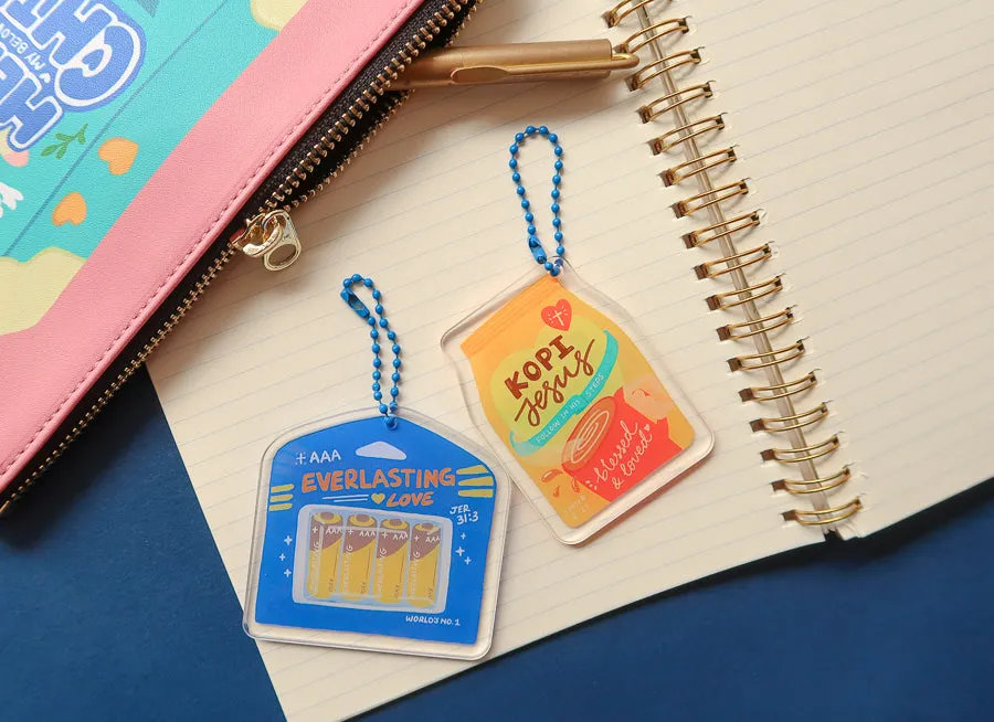Everlasting Love Battery AAA {Acrylic Keychain}