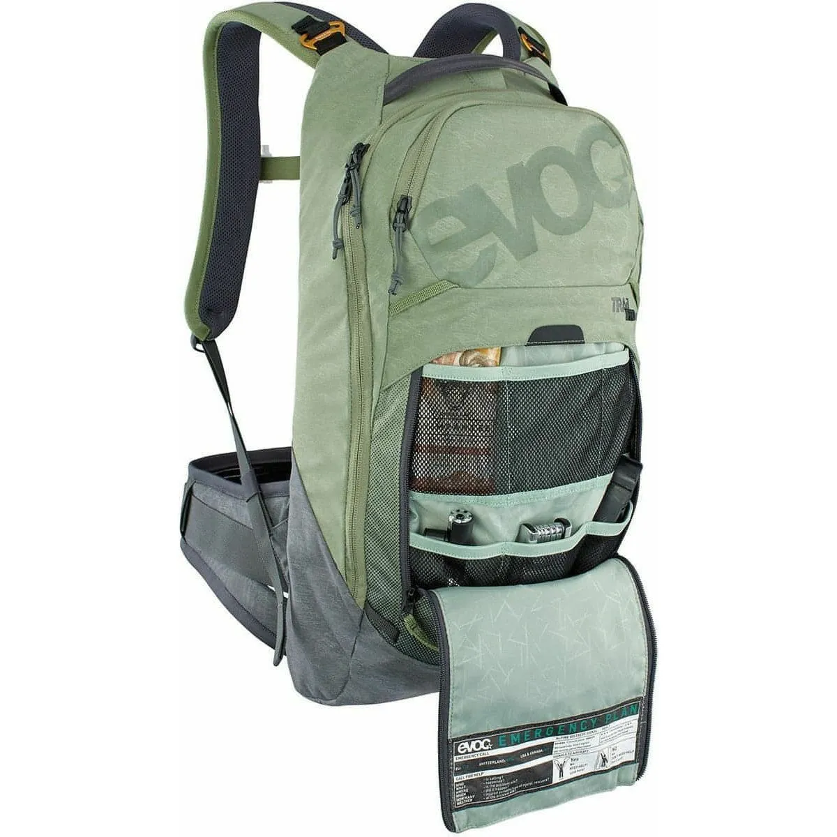 Evoc Trail 10L Pro Protector Backpack - Green