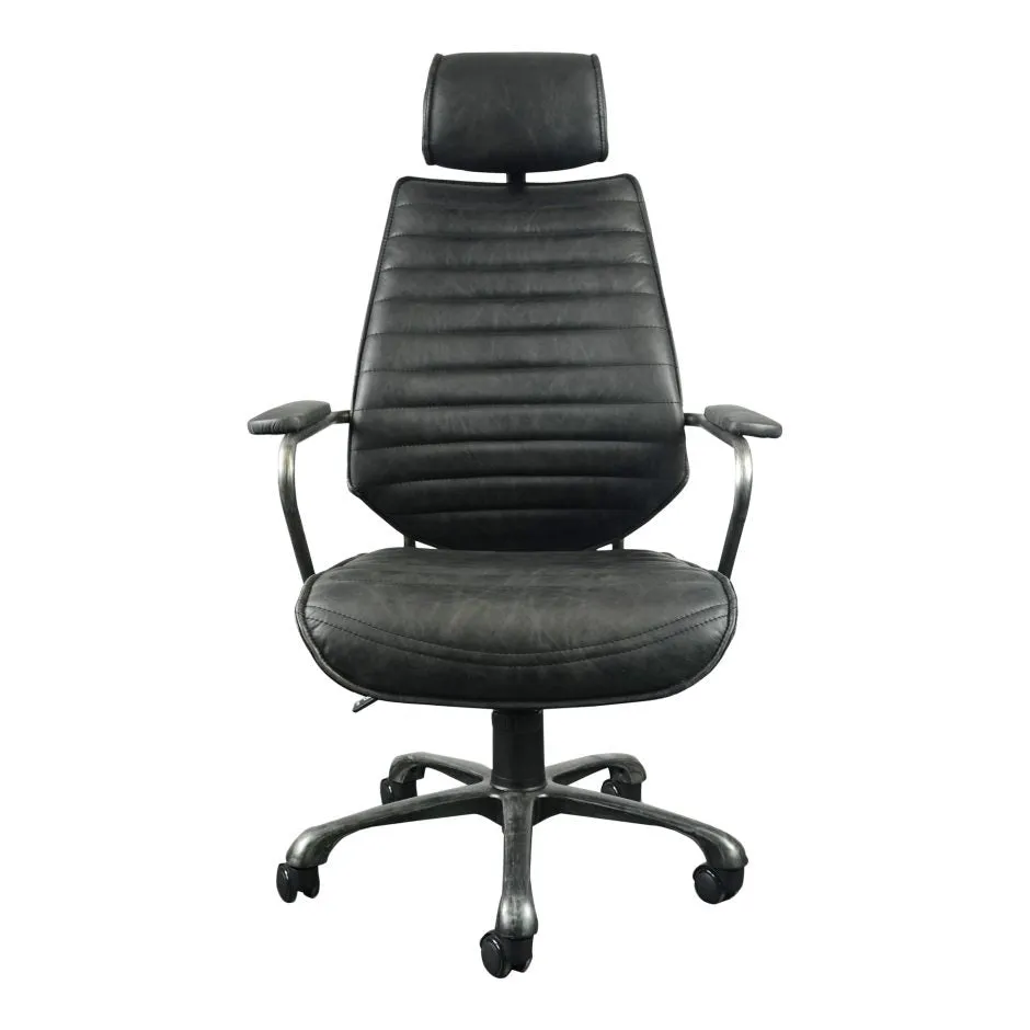 EXECUTIVE OFFICE SWIVEL CHAIR, BLACK