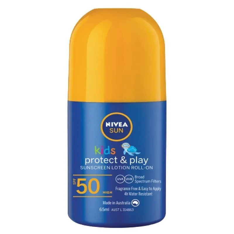 [Expiry: 11/2025] Nivea Sun SPF 50  Kids Sunscreen Roll On 65mL
