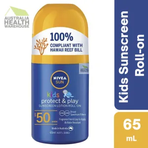 [Expiry: 11/2025] Nivea Sun SPF 50  Kids Sunscreen Roll On 65mL