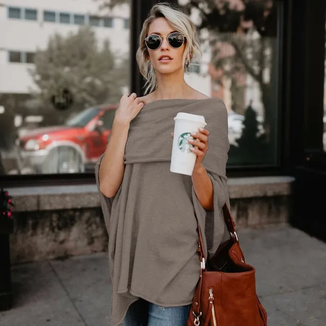 Fashion Cloak Sweater
