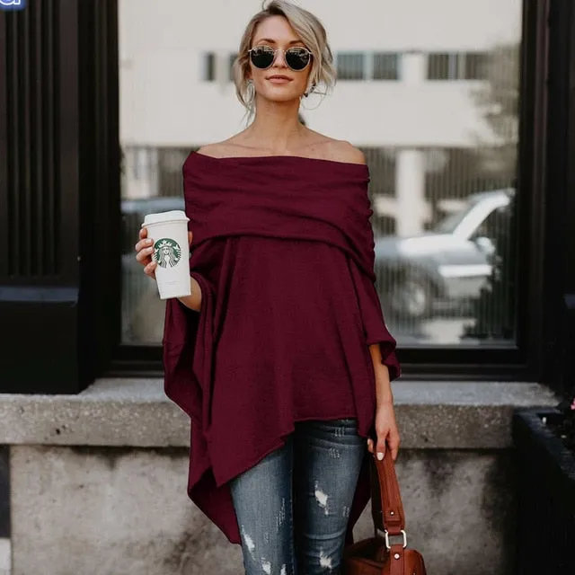 Fashion Cloak Sweater
