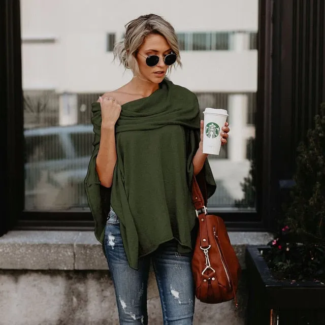 Fashion Cloak Sweater