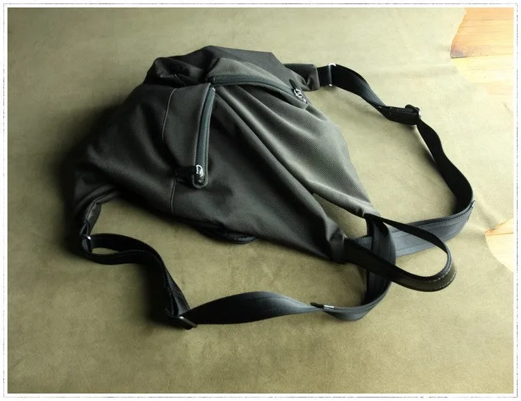 Fashion MIX Red Nylon Leather Mens Backpack Bag Large Nylon Travel Backpack Red Nylon School Backpack for Men