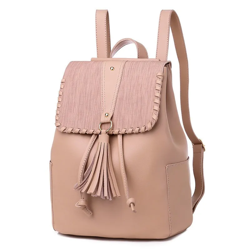Fashion Tassel Women's Backpack